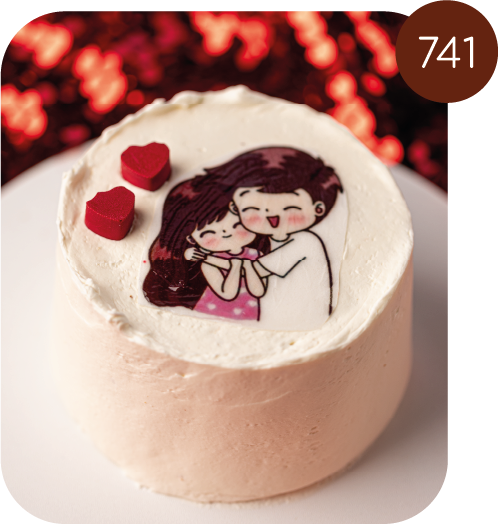 Бенто торт №741