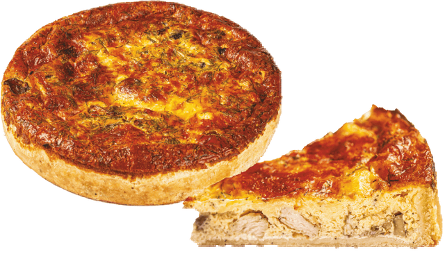 Кіш З КУРКОЮ ТА ГРИБАМИ